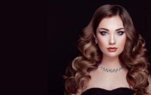crystal flower jewelry set