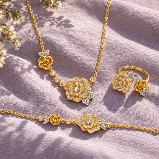 Golden Rose Set