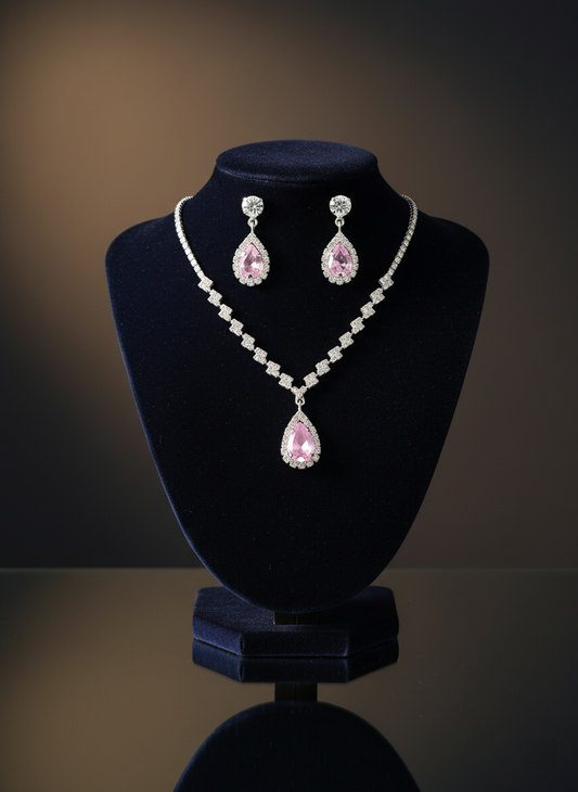 Rosé Teardrop Set