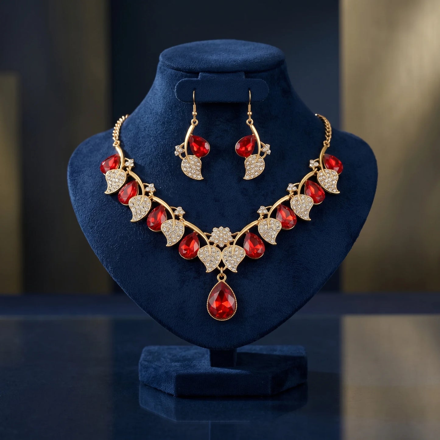 Scarlet Teardrop Set