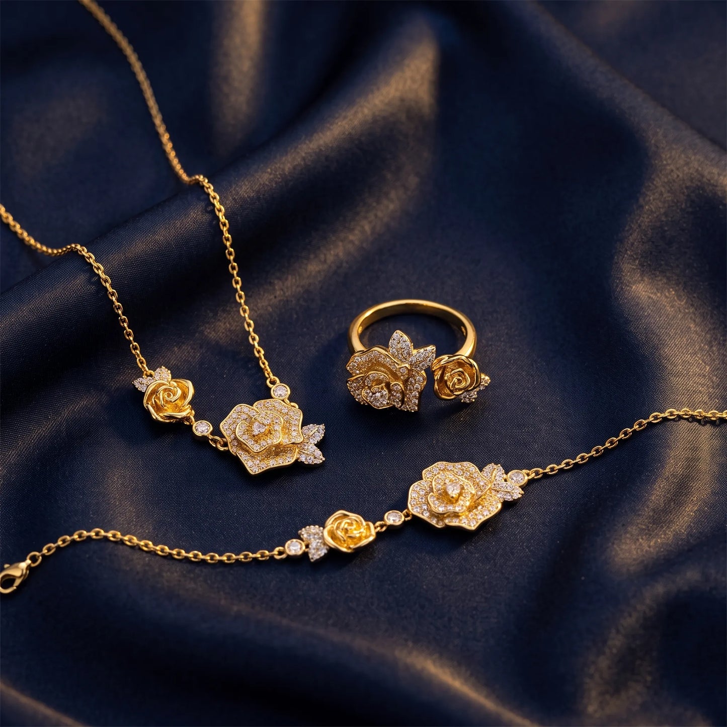 Golden Rose Set