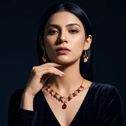 Scarlet Teardrop Set