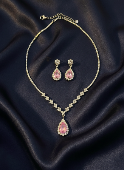 Rosé Teardrop Set
