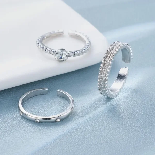 Lustre Trio Ring Set - Image 2